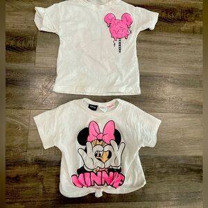 Zara 2 set mini mouse shirt
